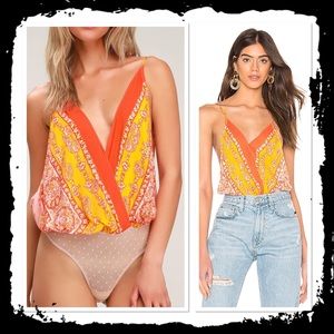 Free People Border Babe Bodysuit